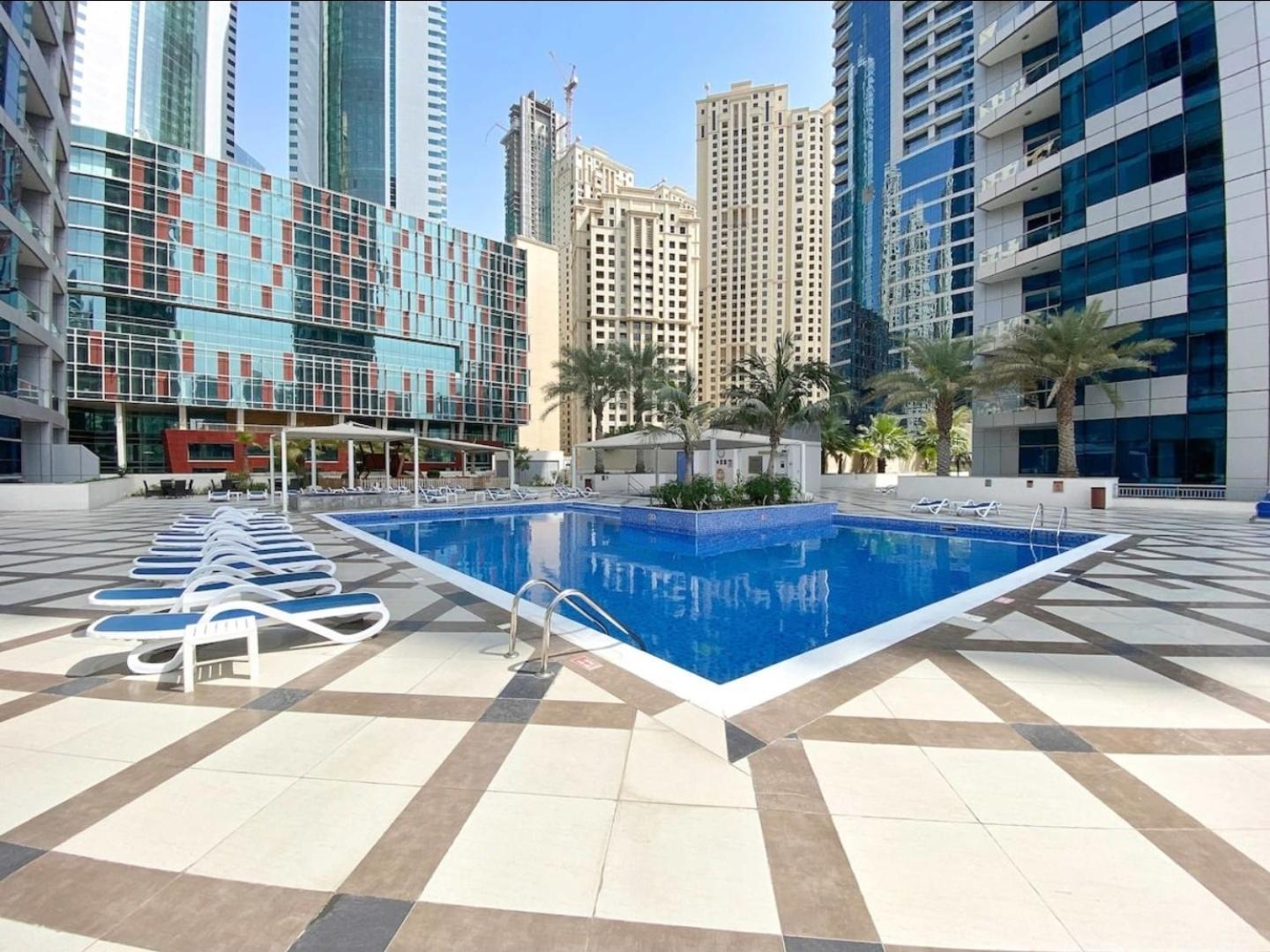 Marina View Pool View 1br Near Jbr Walk &
